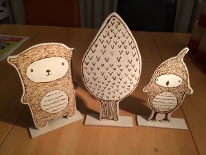 Houten set vriendjes 3