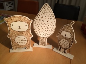 Houten set vriendjes 5